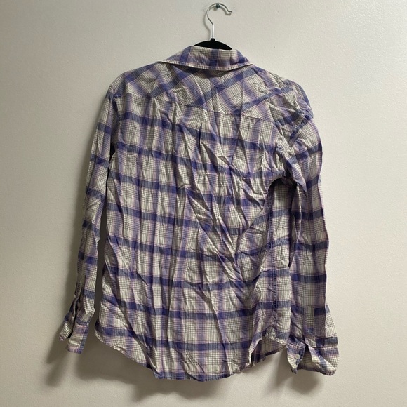 AEO Boyfriend Fit Plaid Shirt - Picture 4 of 5